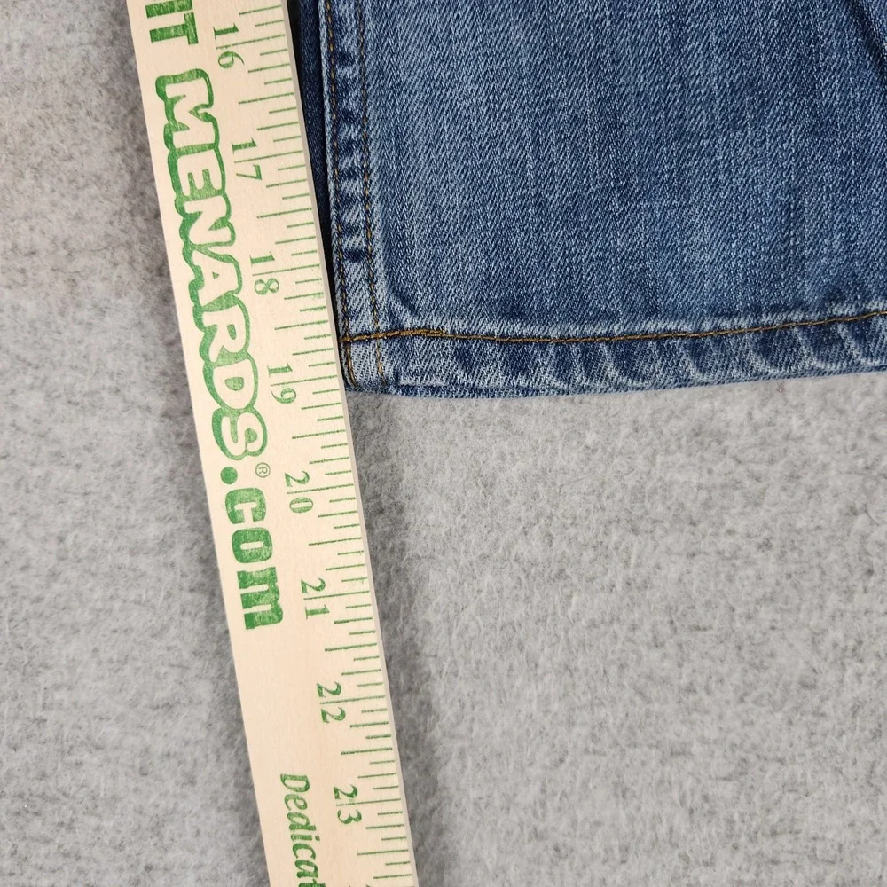 Levi's 505 Regular Jeans Kids 6 Blue Denim Faded Straight Leg Adjustable Waist
